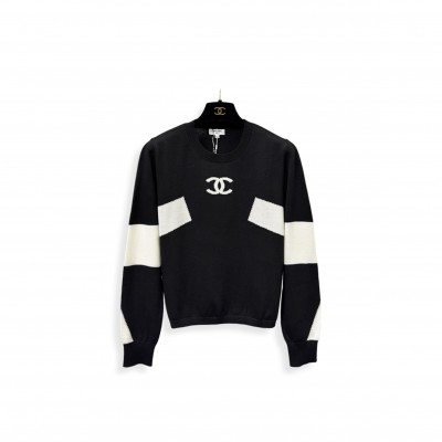 CHANEL SKI KNIT CREW NECK LONG SLEEVE 